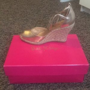 Lily Pulitzer Aleena Wedge - size 9